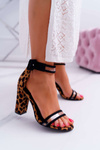 Women's Panther Stiletto Sandals Dolimo