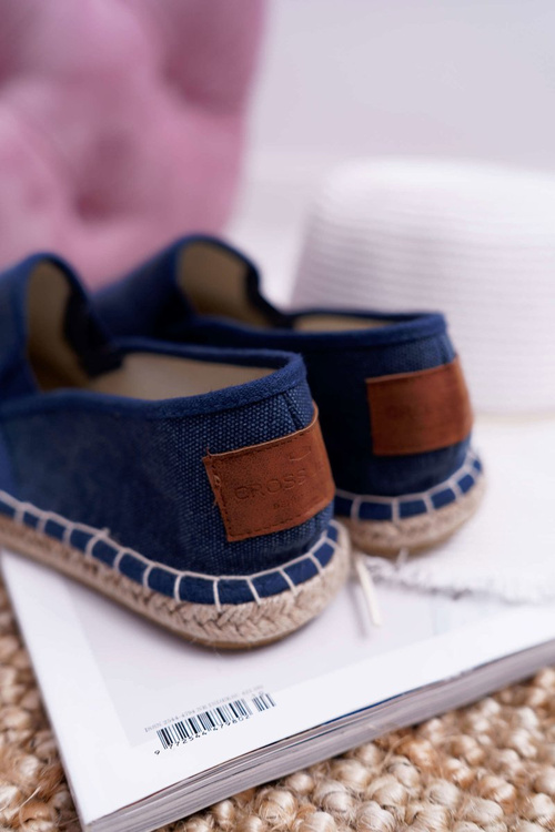 Women's Cross Jeans Espadrilles Navy Blue DD2R4108