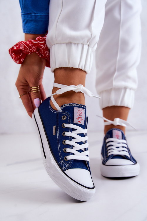 Women's Classic Sneakers Cross Jeans JJ2R4012C Navy blue