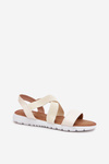 Classic Women's Slip-On Sandals Light Beige Norina