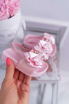 Children's Rubber Flip Flops With Bow Pink Senari