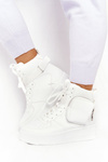 Sports Shoes On A Platform With A Purse White Alexis