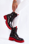 Patent Women's Boot La.Fi 250045R-LA Black-Red