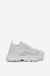 Women's Sneakers With Crochet Upper White Jelhiris