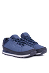 Solid Men's Navy Blue Trekking Boots Newlans