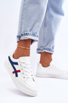 Women's Low-Top Sport Shoes with Straps White Alemessa