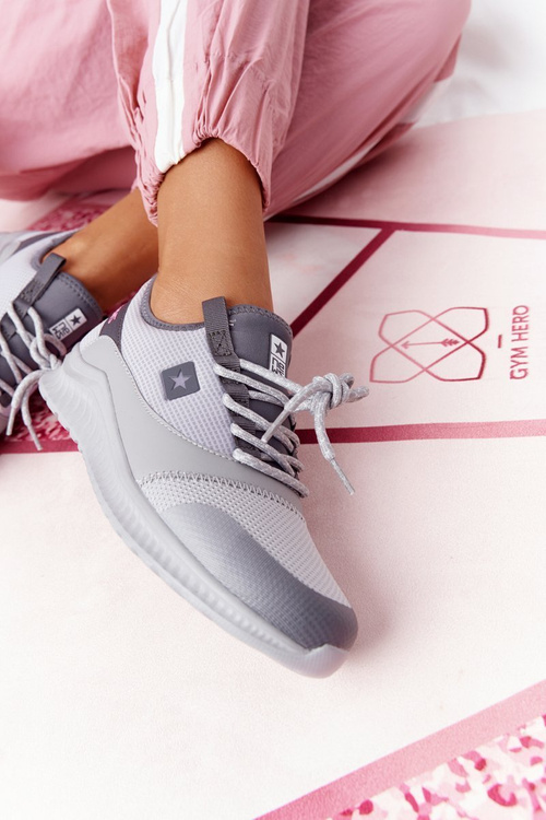 Damskie Sportowe Buty Comfort Foam Szare The Best