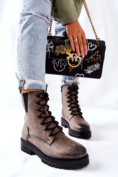 Worker Boots Warm-up Sergio Leone Grey TR756