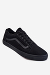 Men's Textile Warm Sneakers Black Harry
