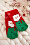 Children's Thermoactive Christmas Socks Santa Claus Red 