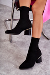 Women's Boots With Elastic Sock Black Carmon