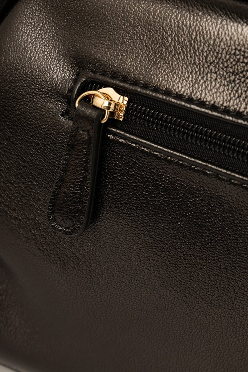 Leather Crossbody Bag NOBO NBAG-R3020-C020 Black