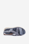 Women's Comfortable Sandals With Velcro Green Sidney
