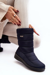 Warm Wedge Snow Boots Black Calena