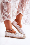 Women's Openwork Espadrilles White Letisa