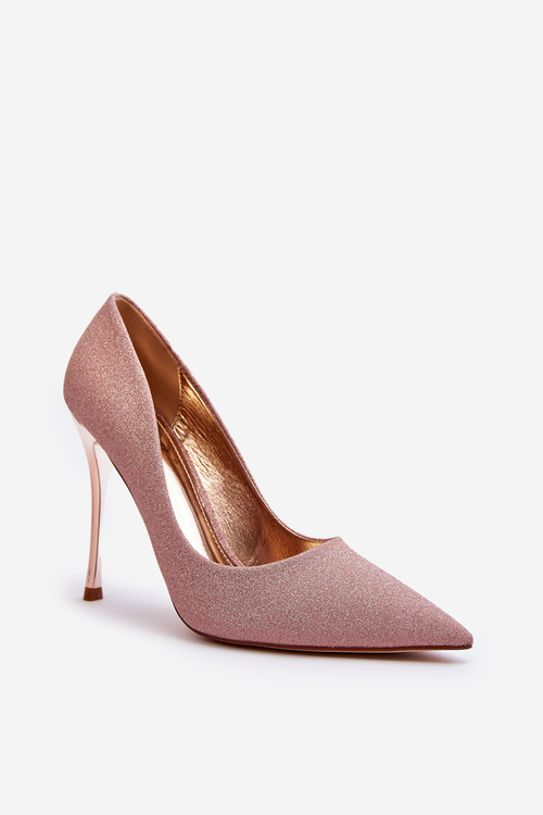 Sequin Stilettos Champagne Tiberona