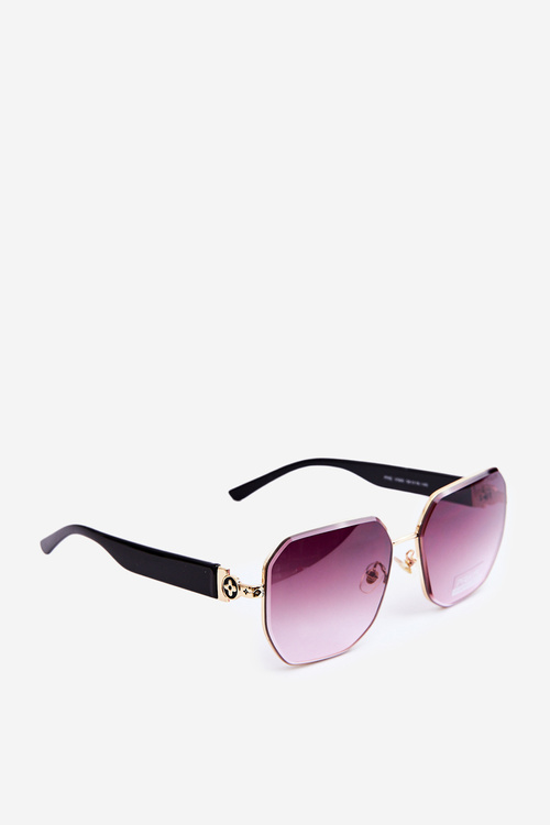 Women's Sunglasses UV400 Black-Gold