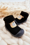 Children's slippers Niechodki Befado 002P023 Black