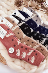 Women's Wool Socks In Polar Bear Pink