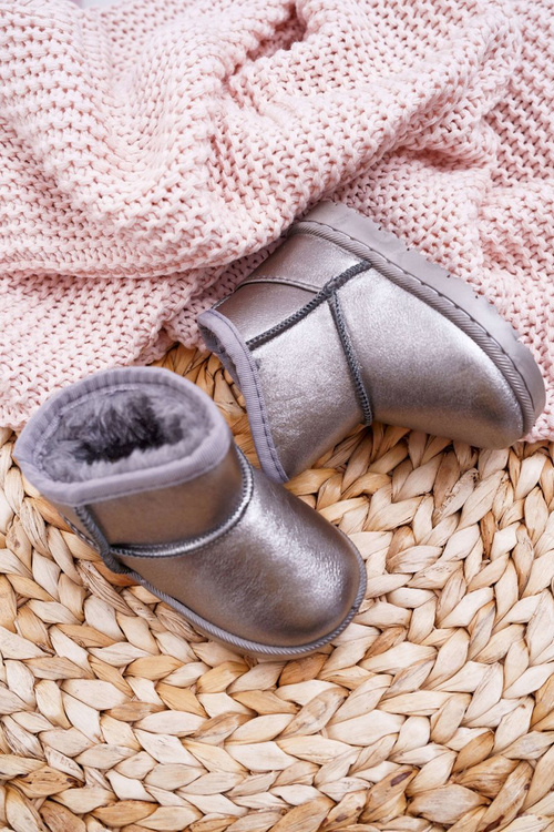 Warmed Children's Pewter Scooby Snow Boots