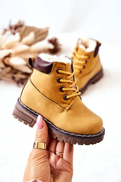 Kids' Warm-up Trapper Booties Yellow Royals