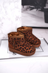 Children's Warm Snow Boots Leopard Gooby