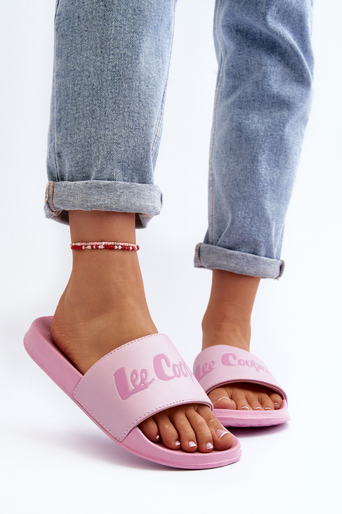 Klapki Klasyczne Damskie Różowe Lee Cooper LCW-24-42-2488L