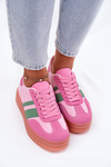 Low platform sneakers pink Ovivene