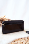 Large Women's Wallet With Extra Wallets Black
