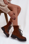 Women's hiking boots made of eco leather Camel Bellora