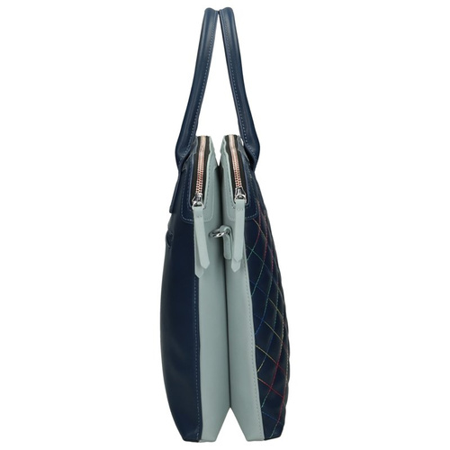 Ladies Classic Quilted Handbag Nobo Navy Blue G1350-C013