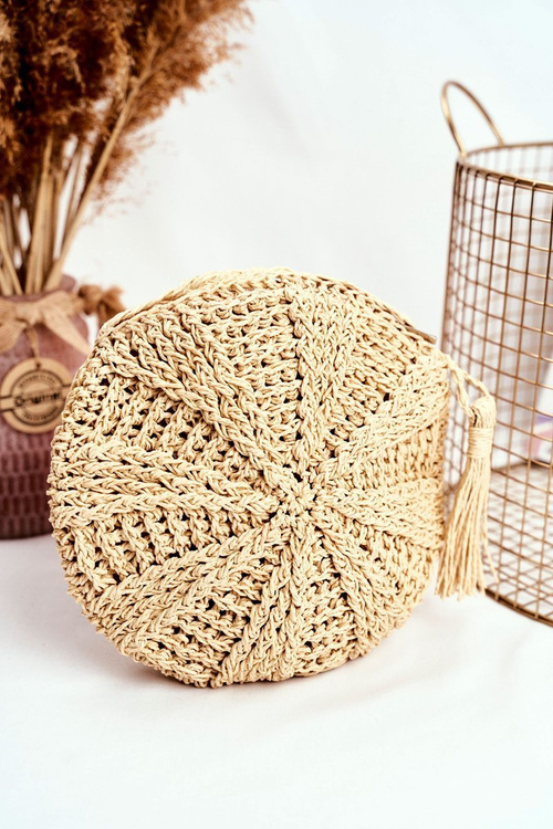 Women's Bag Braided Boho Beige