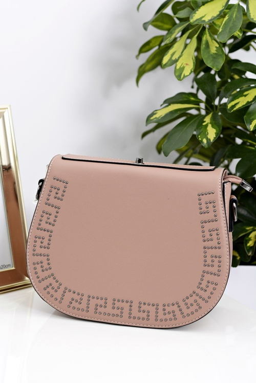 Women's Pink Handbag Shoulder Letter Bag