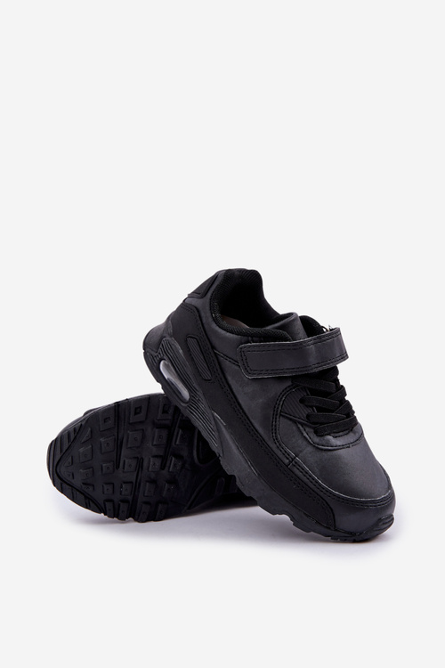 Children's sneakers with velcro in black Krissandra