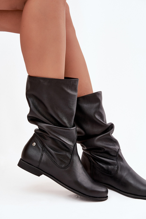 Women's Leather Boots Maciejka 05057-20 Black