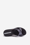 Damskie Klapki Na Koturnie Czarne 83520 Ipanema High Fashion Slide Fem