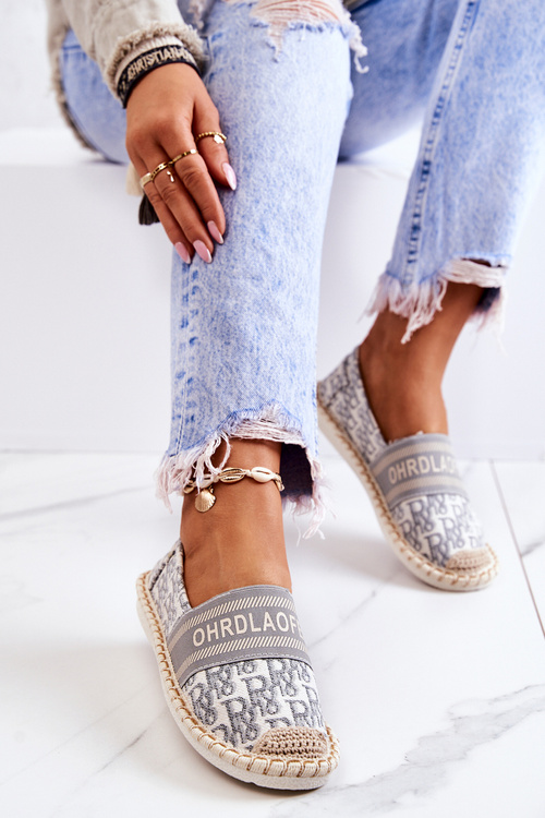 Classic Espadrilles Grey Warm Time