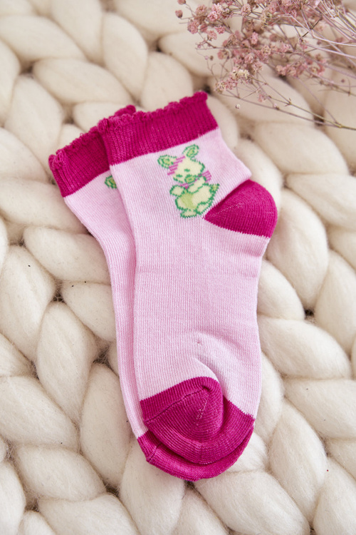 Youth Socks With Bunny 5-Pack Multicolor