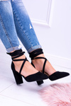 Black Tiered Demmi Stiletto pumps