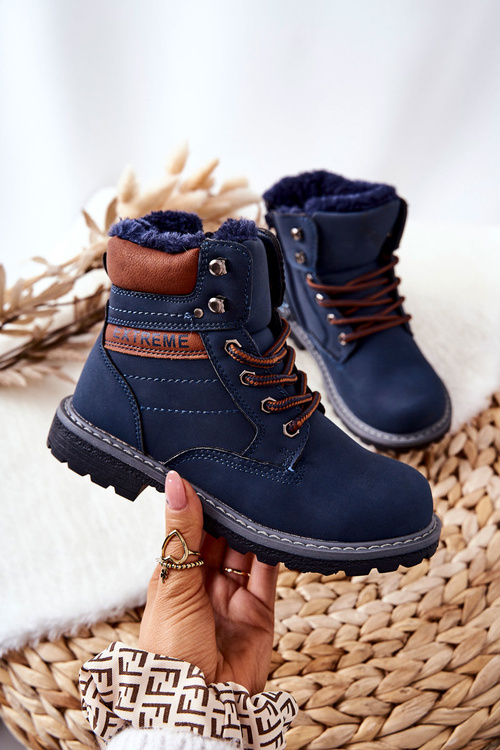 Children's Boots Insulated Navy Graves