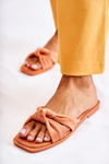 Women's Fashionable Suede Slippers Orange Lorrie