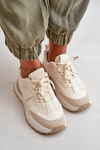 Women's Platform Sneakers Beige Nevelaine