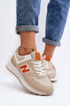 Women's Beige Sports Sneakers Lifari