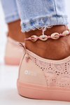 Openwork Sneakers BIG STAR JJ274059 Light pink