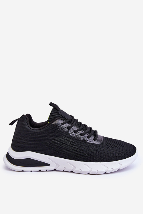 Men's Classic Sports Shoes Black and White Santiago