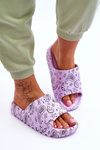 Fashionable women's slippers on a massive platform Violet Lorette