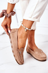 Women's Suede Loafers Light Brown Madelyn