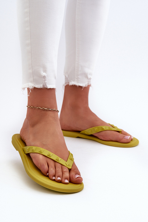 Flat Flexible Women's Flip-Flops ZAXY JJ285253 Lime