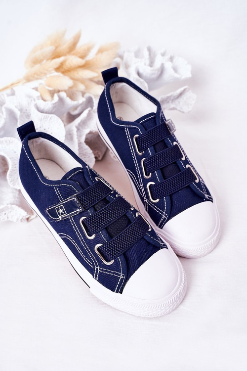 Children's Velcro Sneakers Navy Blue Avengers