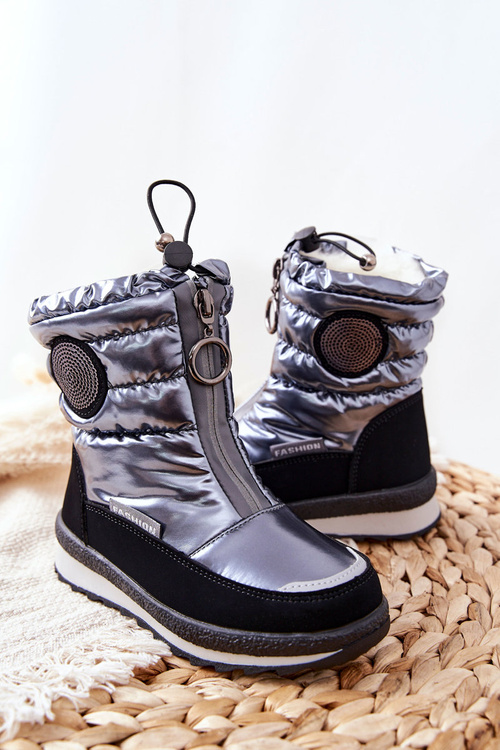 Woolen Insulated Snow boots Grey Lucia